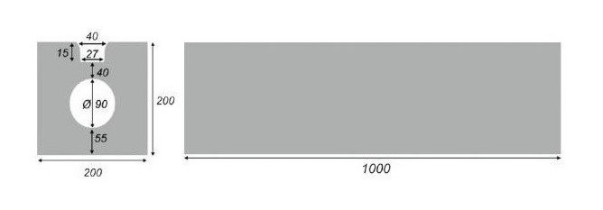 štěrbinový žlab 1000x200x200